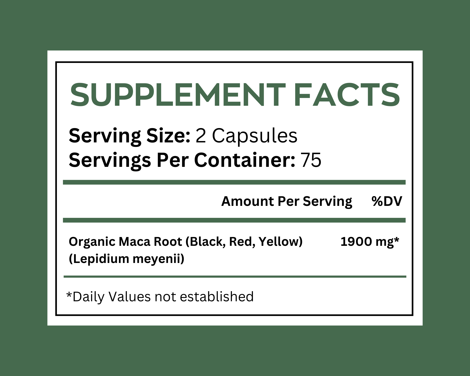 Maca Capsules