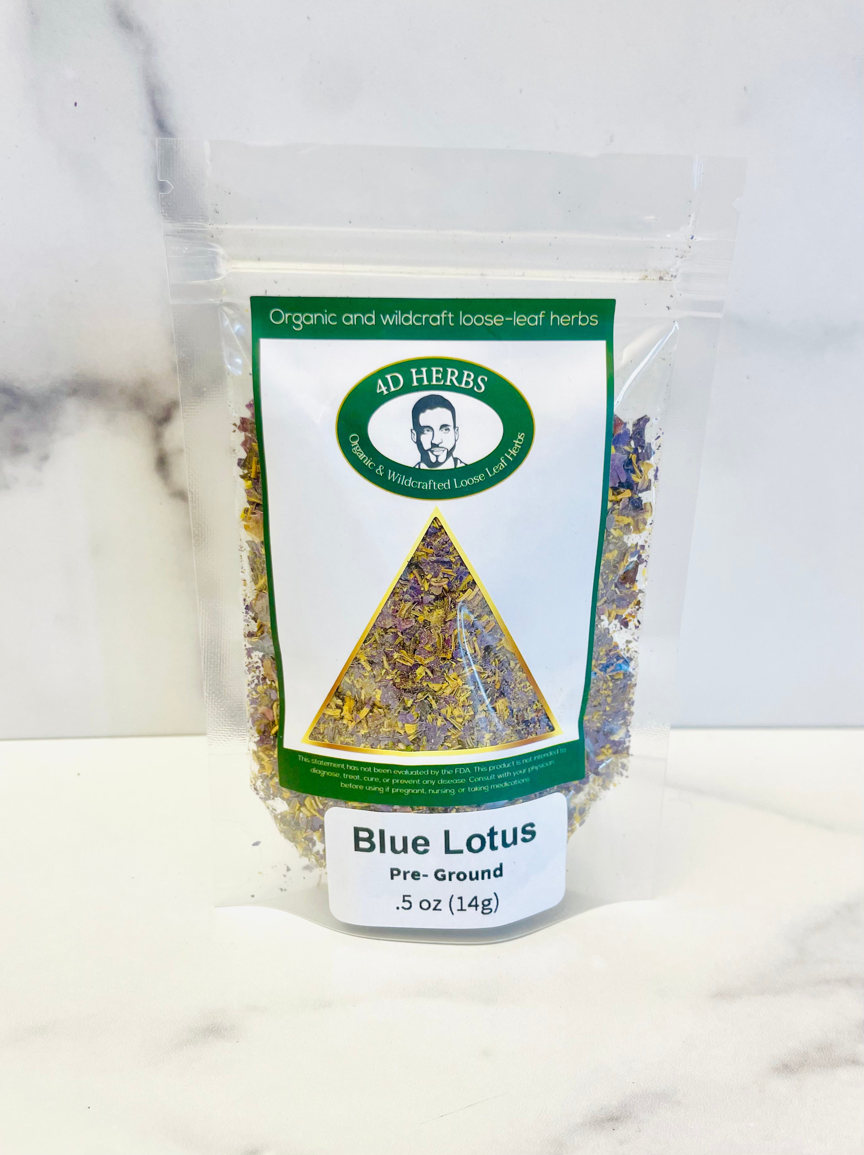 PRE-GROUND Egyptian Blue Lotus Petals & Stems